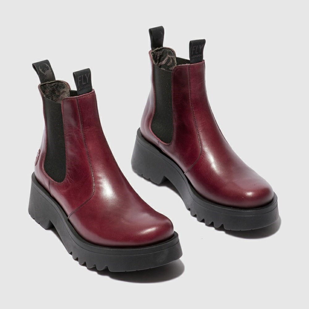 Purple Women's Fly London MEDI789FLY Ankle Boots | VJNE-53791